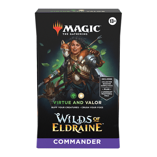 Mazo Commander Wilds of Eldraine - Virtue and Valor (Inglés) 