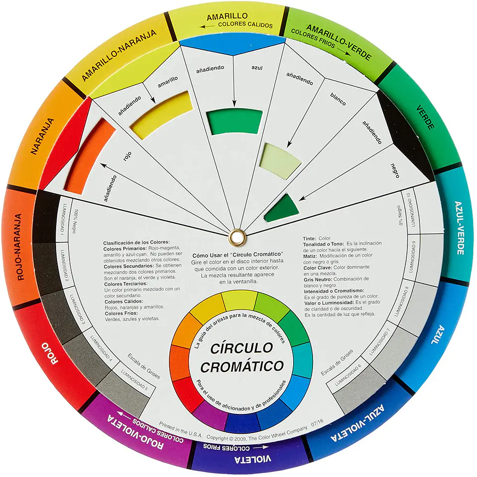 Círculo Cromático - Guía de Colores  1