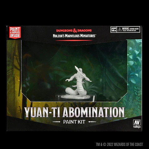 D&D Nolzur's Marvelous Miniatures: Paint Night Kit - Yuan-ti Abomination 