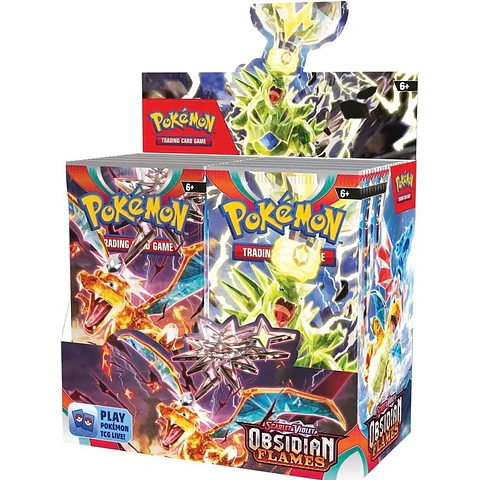 Caja de sobres Scarlet & Violet: Obsidian Flames 