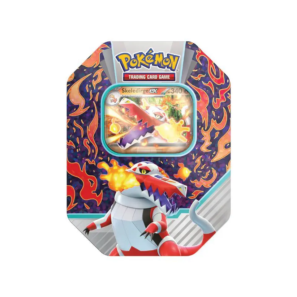 Pokemon TCG: Paldea Partners Tin - Skeledirge Ex (Español)  1