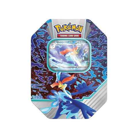 Pokemon TCG: Paldea Partners Tin - Quaquaval Ex (Español) 