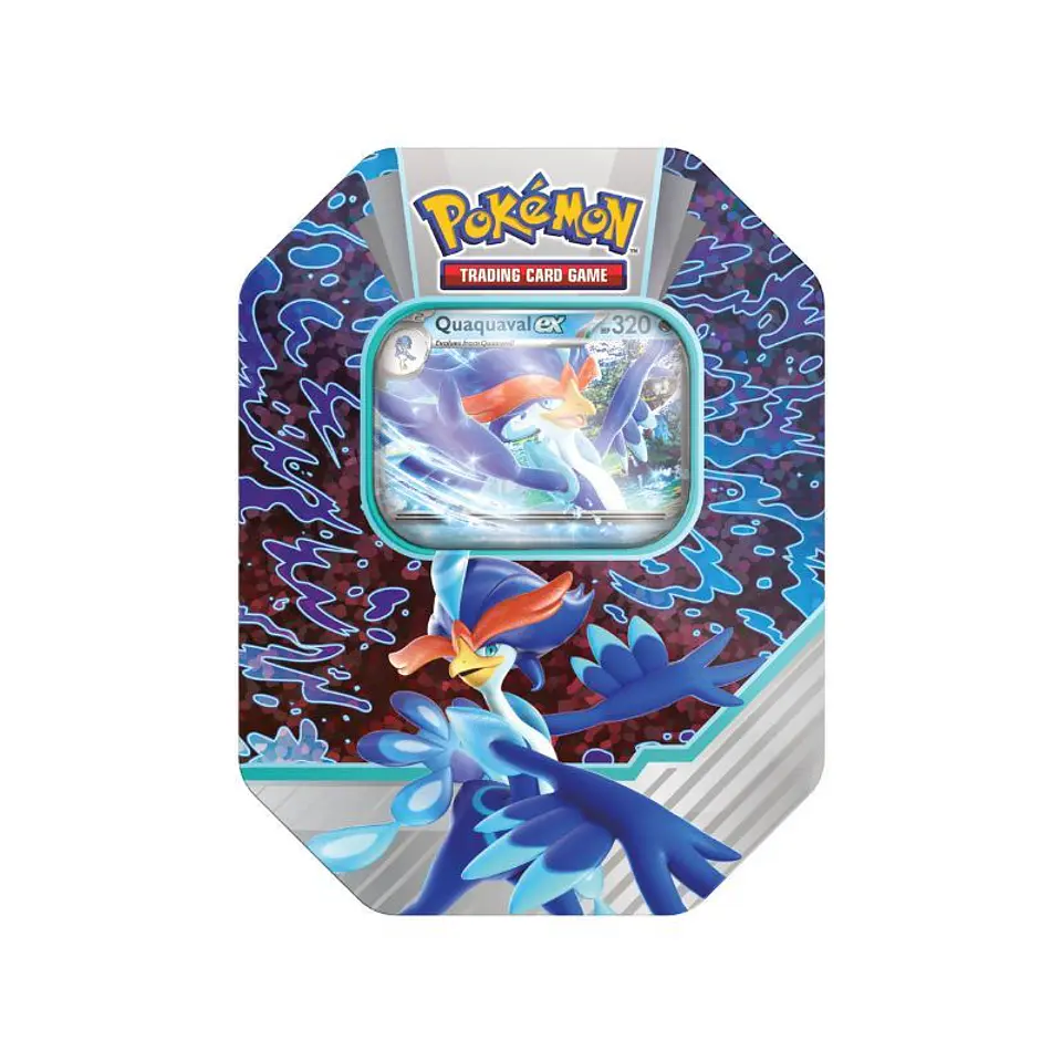 Pokemon TCG: Paldea Partners Tin - Quaquaval Ex (Español)  1