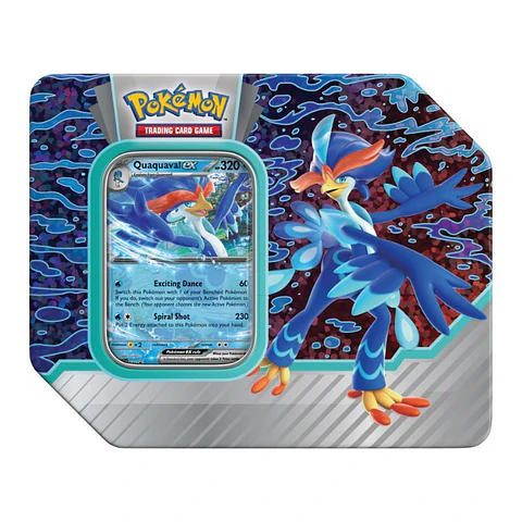 Pokemon TCG: Paldea Partners Tin - Quaquaval Ex (Inglés) 