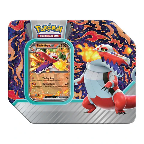 Pokemon TCG: Paldea Partners Tin - Skeledirge Ex (Inglés) 
