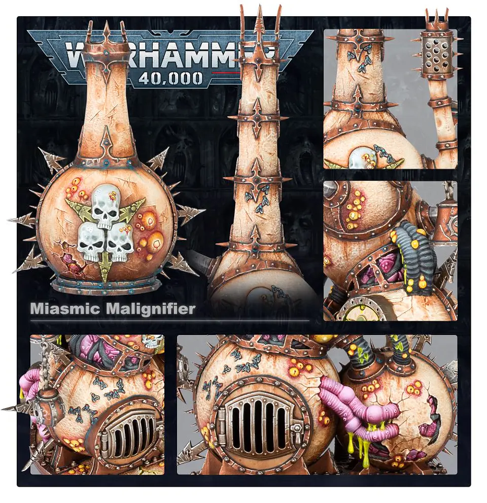 Death Guard: Miasmic Malignifier - Malignificador Miasmático 3