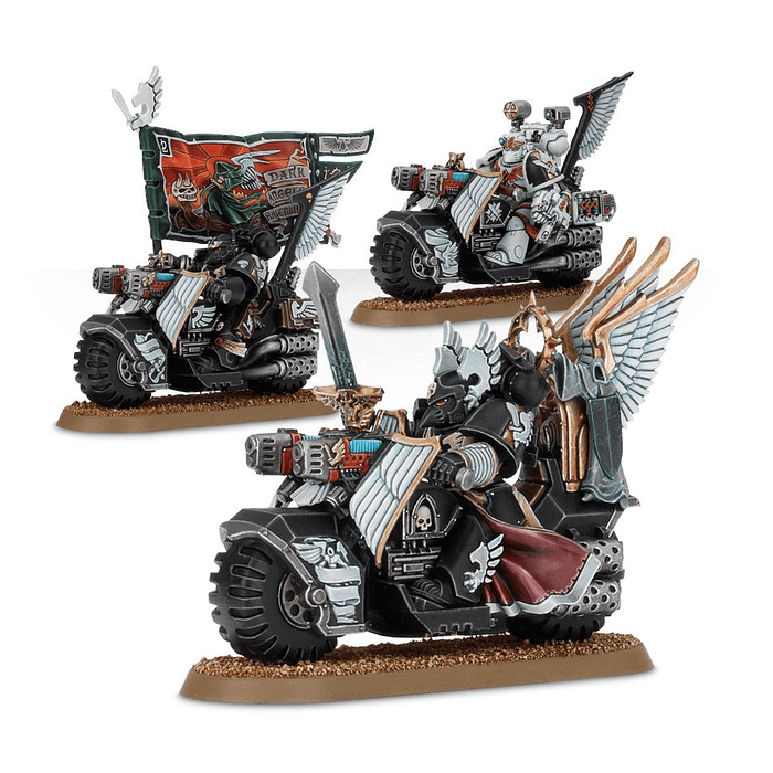 Dark Angels: Ravenwing Command Squad - Escuadra de Mando del Ala de Cuervo 4