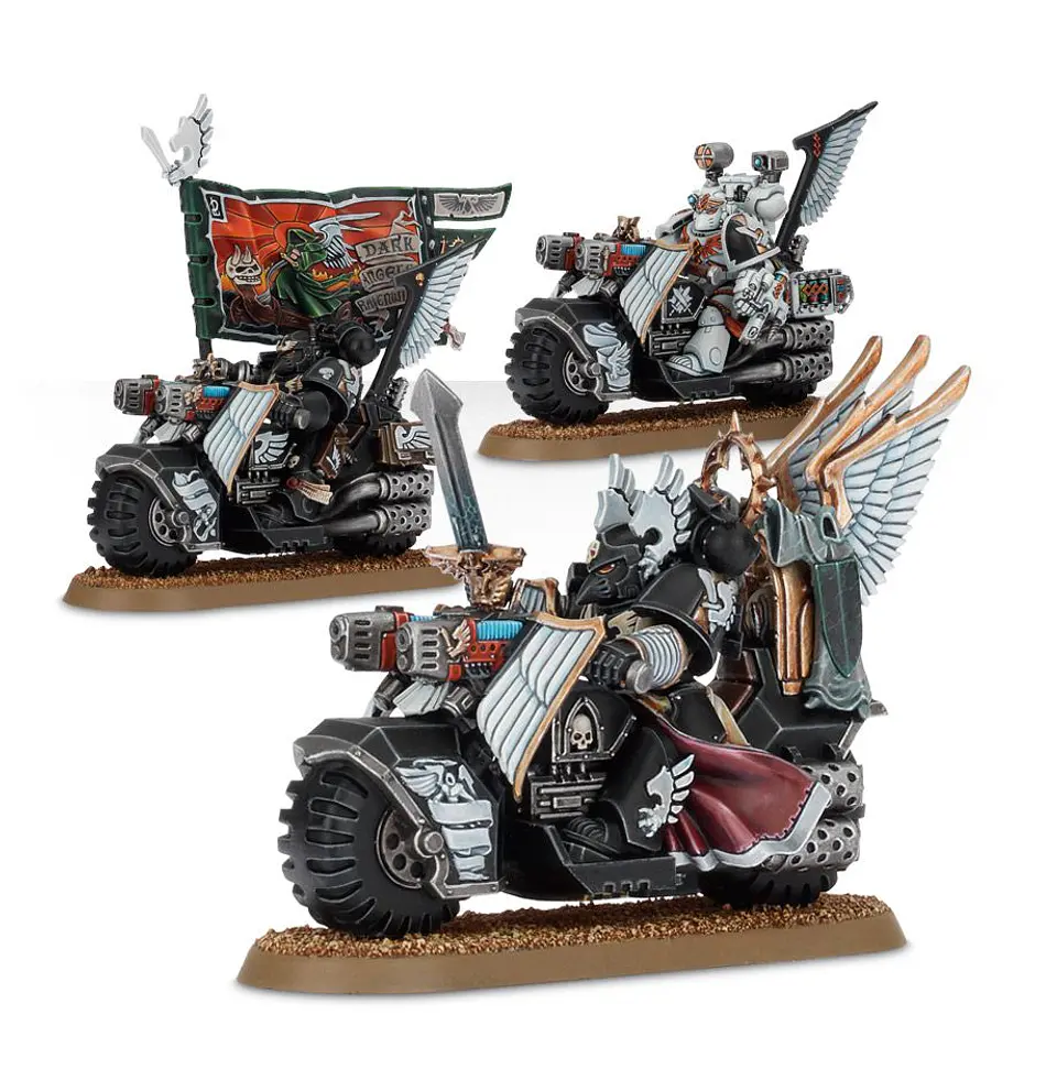 Dark Angels: Ravenwing Command Squad - Escuadra de Mando del Ala de Cuervo 4