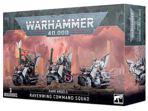 Dark Angels: Ravenwing Command Squad - Escuadra de Mando del Ala de Cuervo