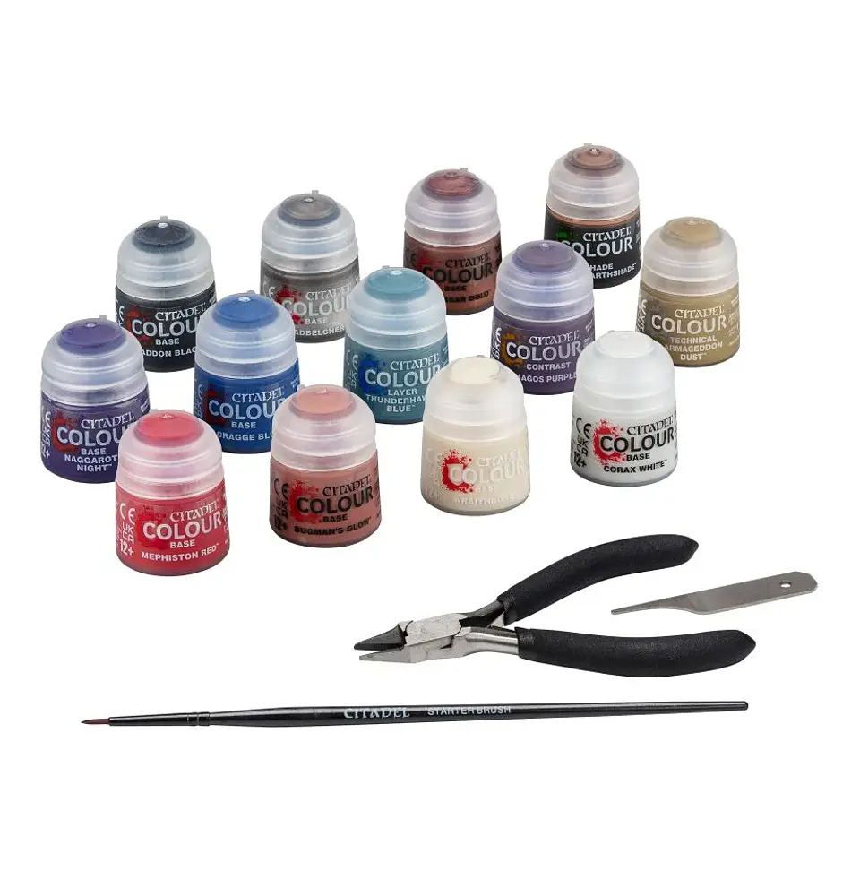 Set de Pinturas y Herramientas de Warhammer 40K  2