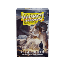 Protectores Dragon Shield - Matte Outer Sleeaves - Clear 100un 