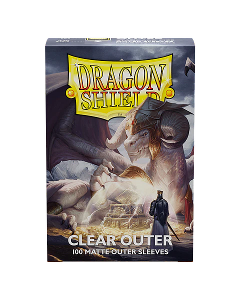 Protectores Dragon Shield - Matte Outer Sleeaves - Clear 100un 