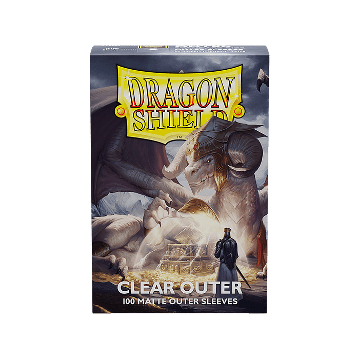 Protectores Dragon Shield - Matte Outer Sleeaves - Clear 100un 