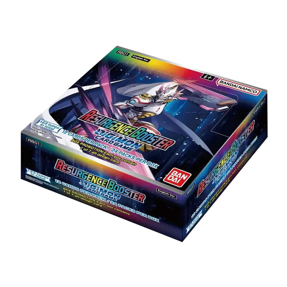 Caja de Sobres Digimon TCG: Resurgence Booster (RB01)  1