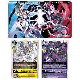 Digimon TCG: Tamer Goods Set - AngeWomon & LadyDevimon (PB14) 