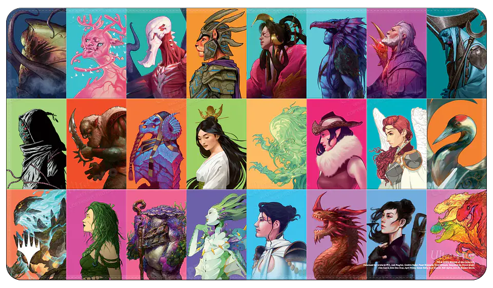 Playmat Ultra Pro - White Stitched Commander Masters  1