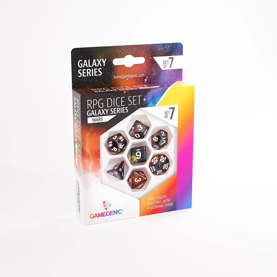 Set Dados: Mars RPG (7 pcs)  1