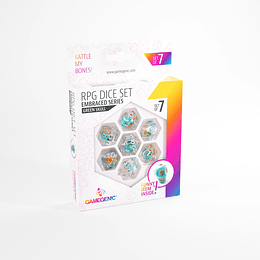 Set Dados: Green Skull RPG (7 un) 