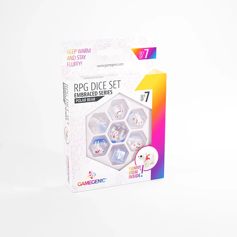 Set Dados: Polar Bear RPG (7 un) 