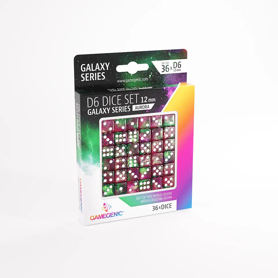 Set Dados: Aurora D6 12 mm (36 un)  1