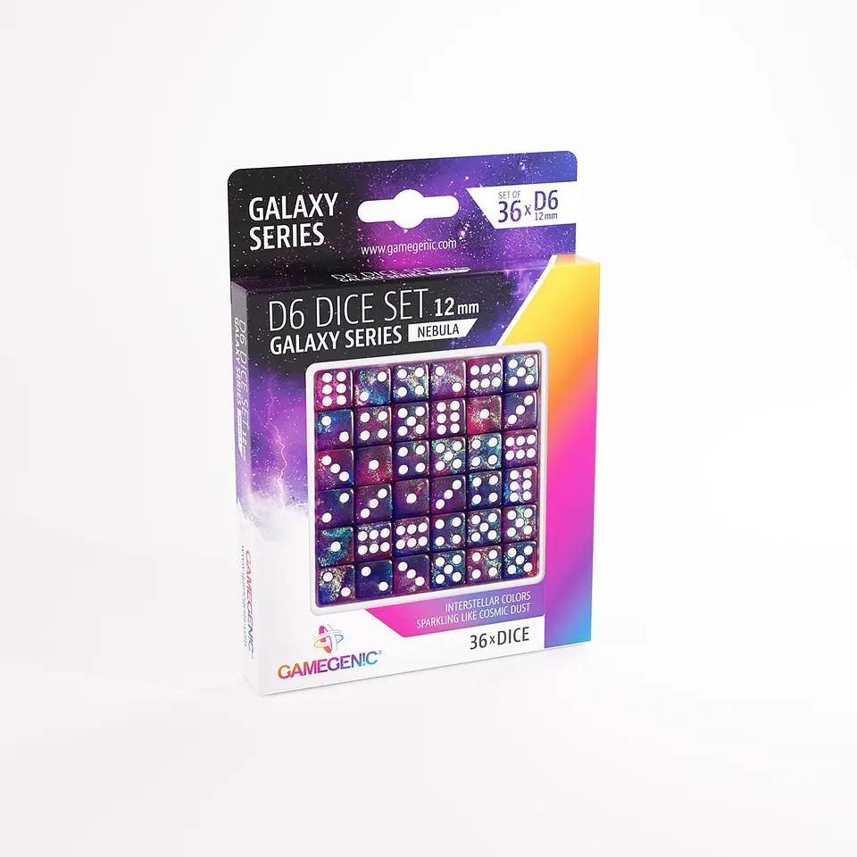 Set Dados: Nebula D6 12 mm (36 un)  1
