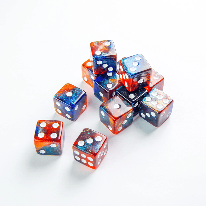 Set de Dados: Mars D6 Set 16 mm (12 pcs)  2