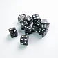 Set de Dados: Moon D6 Set 16 mm (12 pcs)  - Thumbnail 2