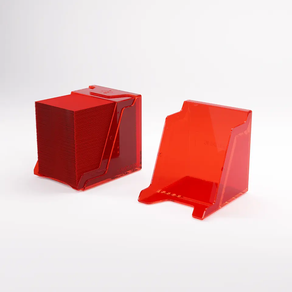 Porta mazo Gamegenic Acrílico - Bastion 100+ XL Rojo  2