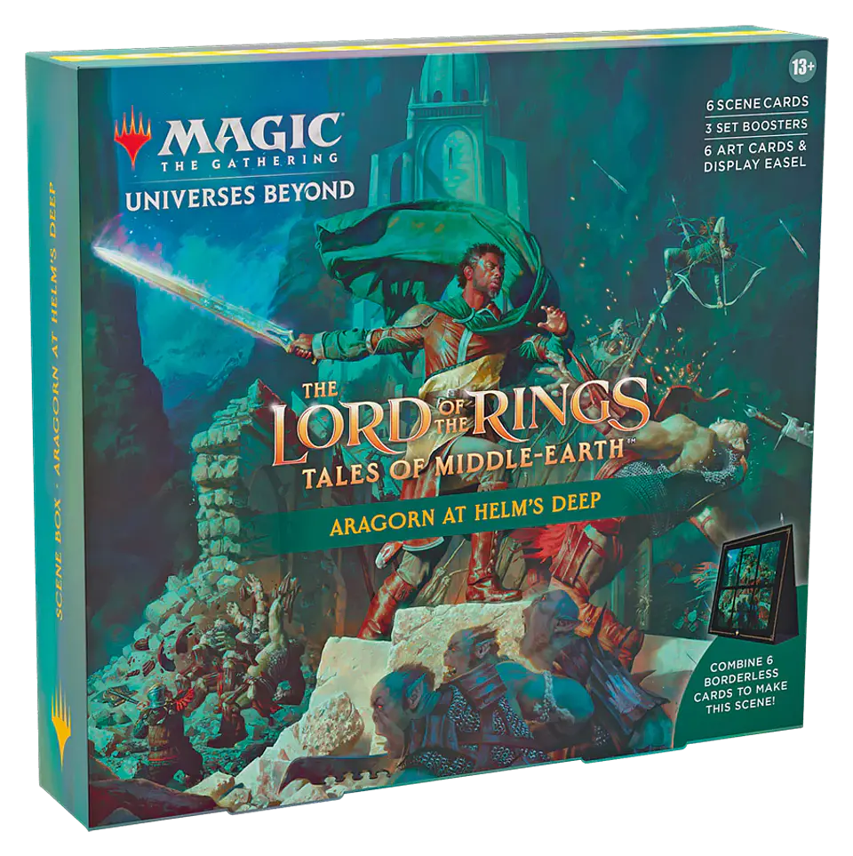 Lord of the Rings: Scene Box - Aragorn at Helm´s Deep  1