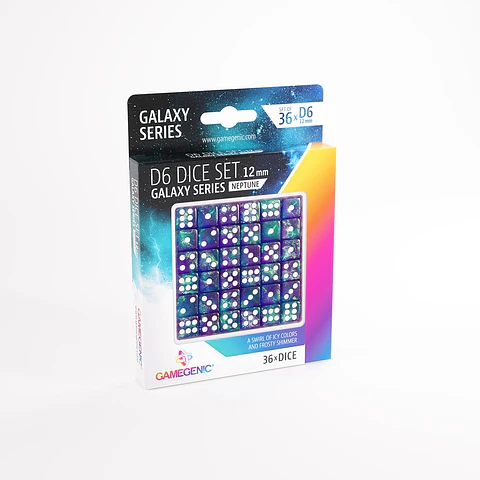 Set Dados: Neptune D6 12 mm (36 un) 