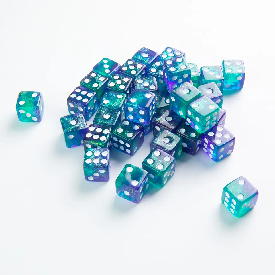 Set Dados: Neptune D6 12 mm (36 un)  2
