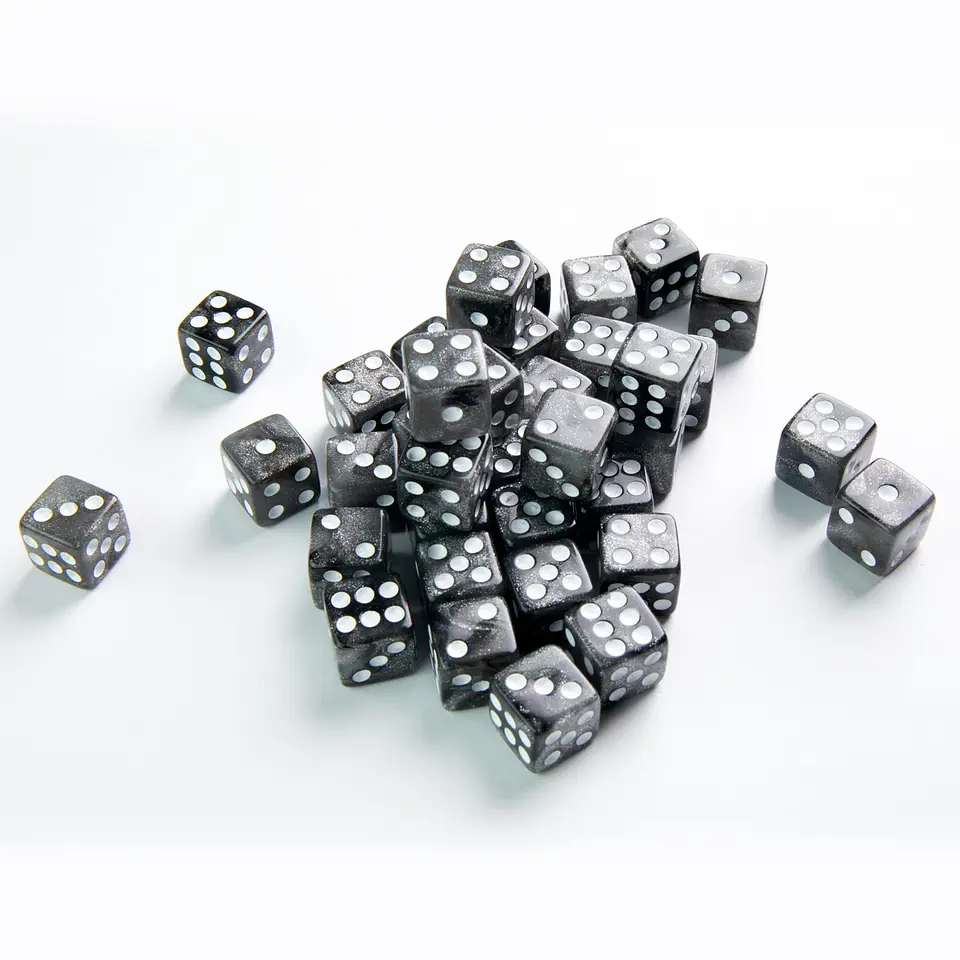 Set Dados: Moon D6 12 mm (36 un)  2