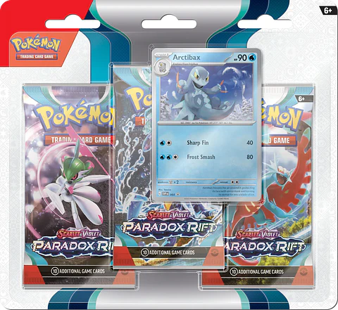 Scarlet & Violet: Paradox Rift - 3 Pack Blister (Arctibax)(Inglés) 