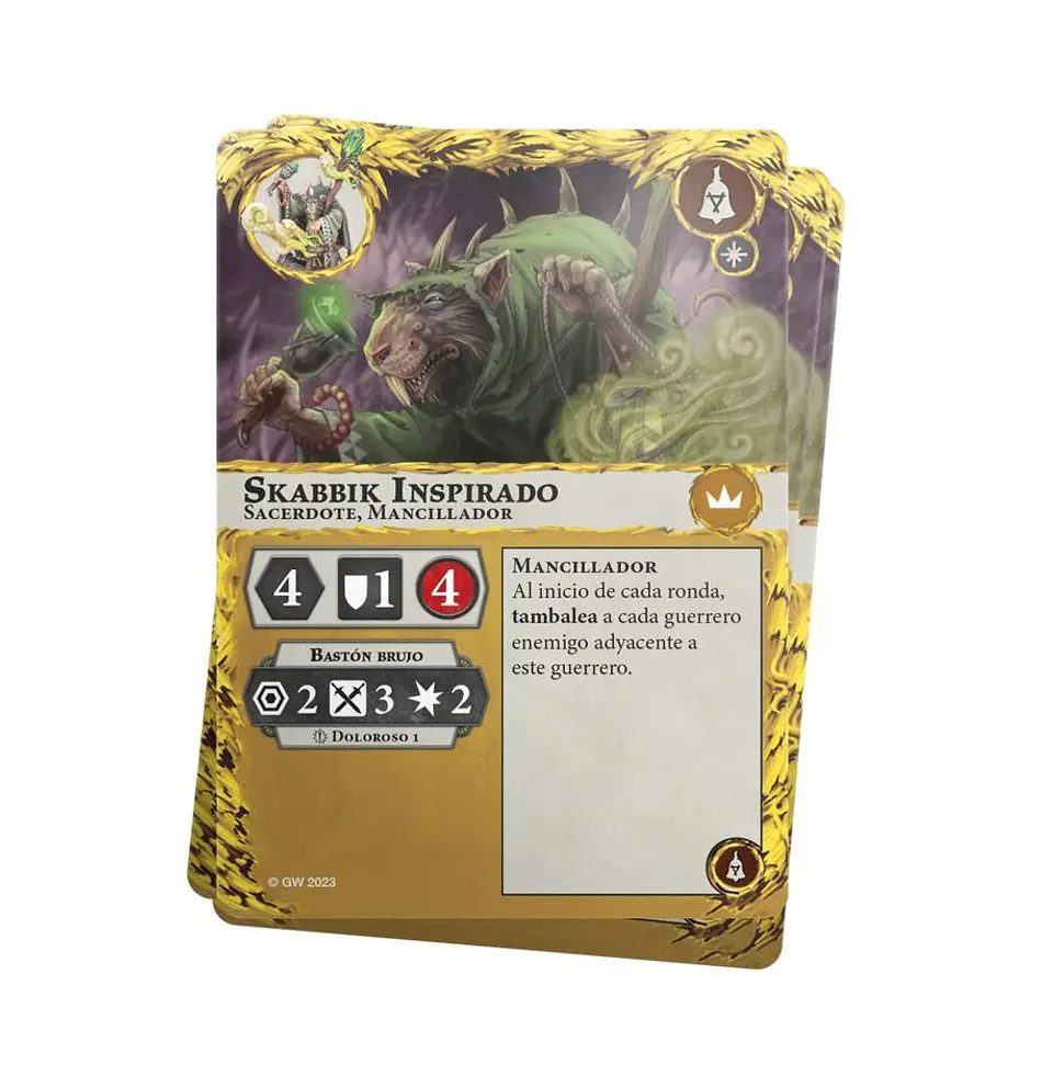 Warhammer Underworlds: Wyrdhollow - Portaplagas de Skabbik 3