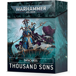 Thousand Sons: Datacards - Tarjetas de datos - 9ª Edición (Español)