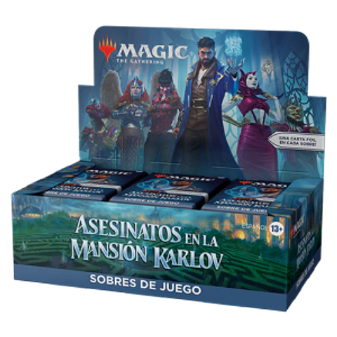 Caja de Sobres de Juego - Asesinatos en la Mansión Karlov (Español) 