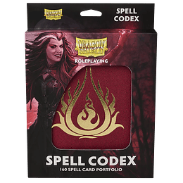 Carpeta Dragon Shield - Spell Codex 160: Blood Red 