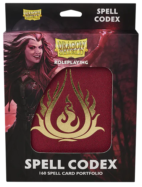 Carpeta Dragon Shield - Spell Codex 160: Blood Red 