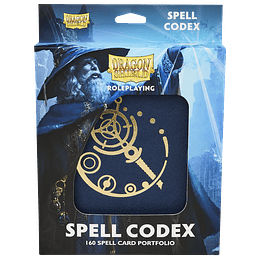 Carpeta Dragon Shield - Spell Codex 160: Midnight Blue 