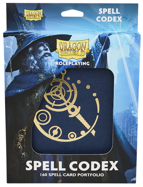 Carpeta Dragon Shield - Spell Codex 160: Midnight Blue 