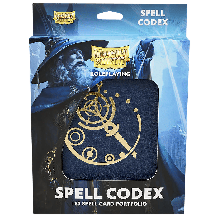 Carpeta Dragon Shield - Spell Codex 160: Midnight Blue  1