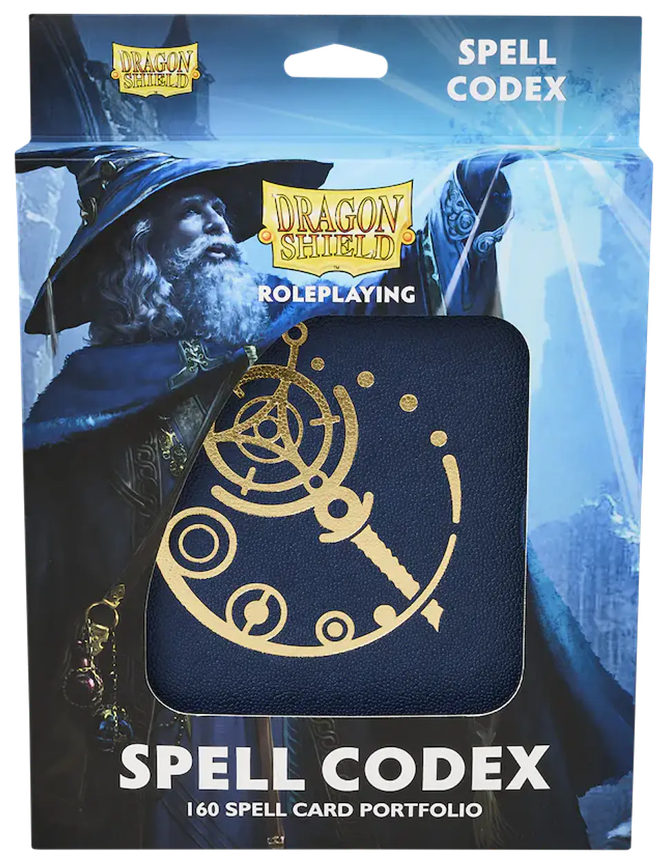 Carpeta Dragon Shield - Spell Codex 160: Midnight Blue  1
