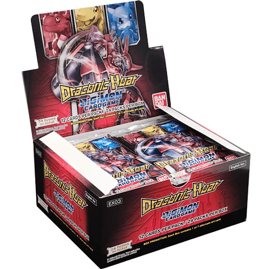 Caja de sobres Digimon CCG: Draconic Roar 