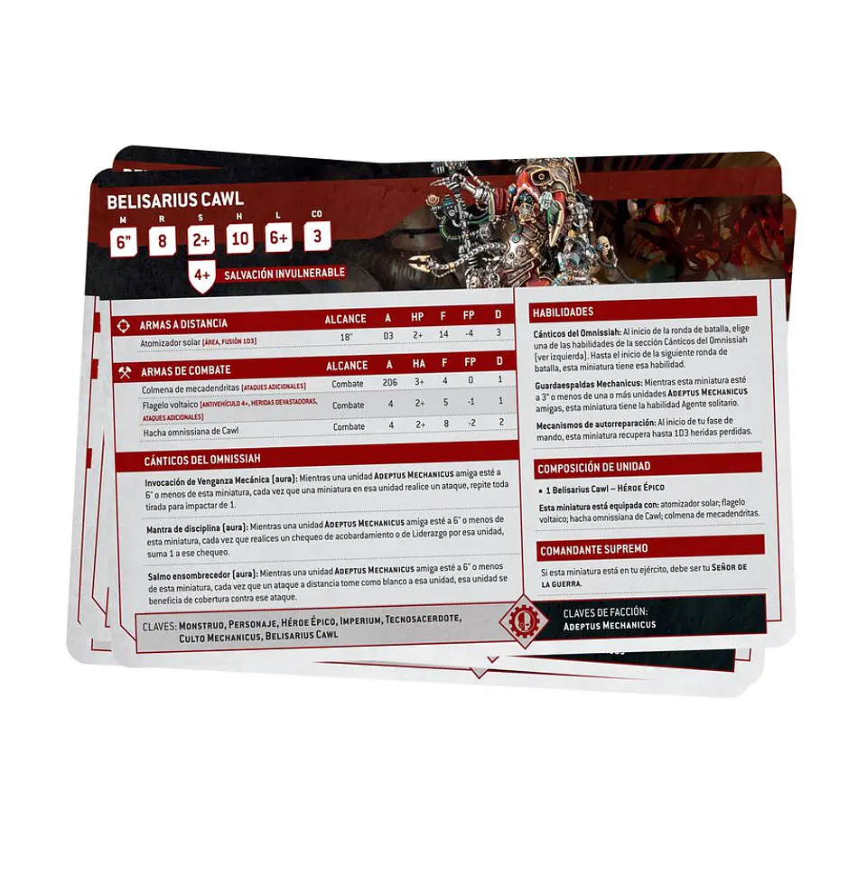 Adeptus Mechanicus: Tarjetas de Datos  2