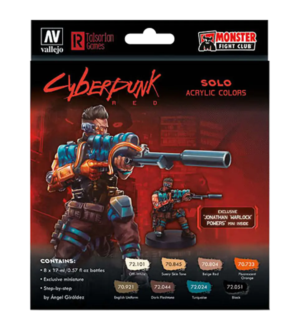 Game Color Set: Cyberpunk- Solo (8) 17ml + Jonathan 