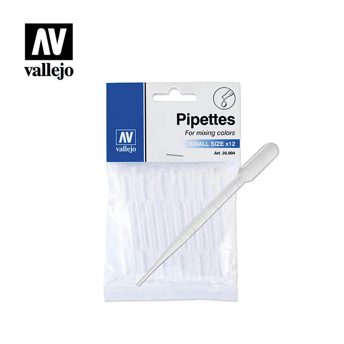 Pipetas para mezcla de colores Small (12un) 