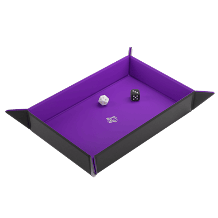 Bandeja de dados magnética Rectangular Negro/Purpura  1