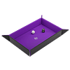 Bandeja de dados magnética Rectangular Negro/Purpura  1