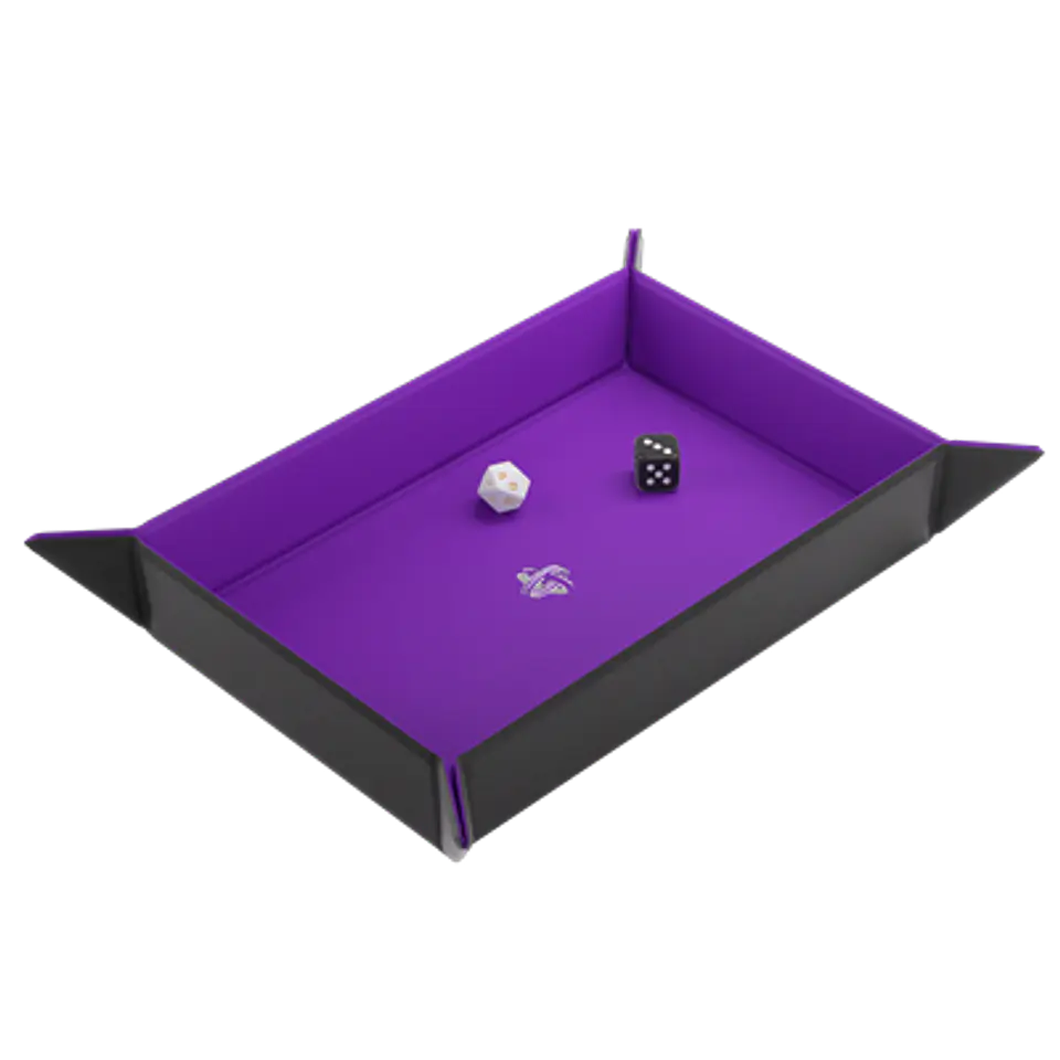 Bandeja de dados magnética Rectangular Negro/Purpura  1