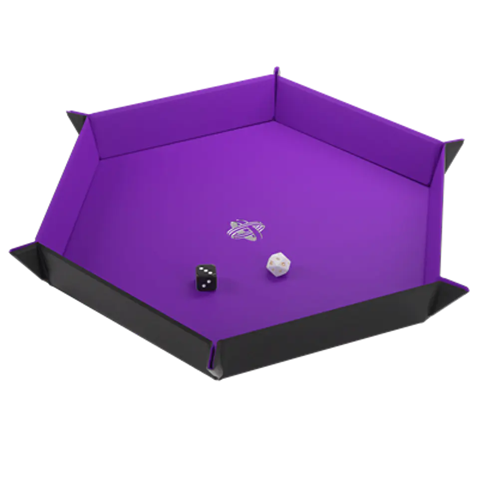 Bandeja de dados magnética Hexagonal Negro/Purpura  1